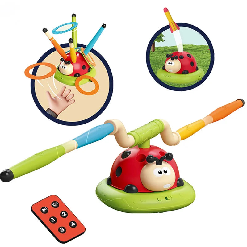 Musical Jump Toss Ladybug – 3-in-1 Multifunctional Skipping Rope Toy