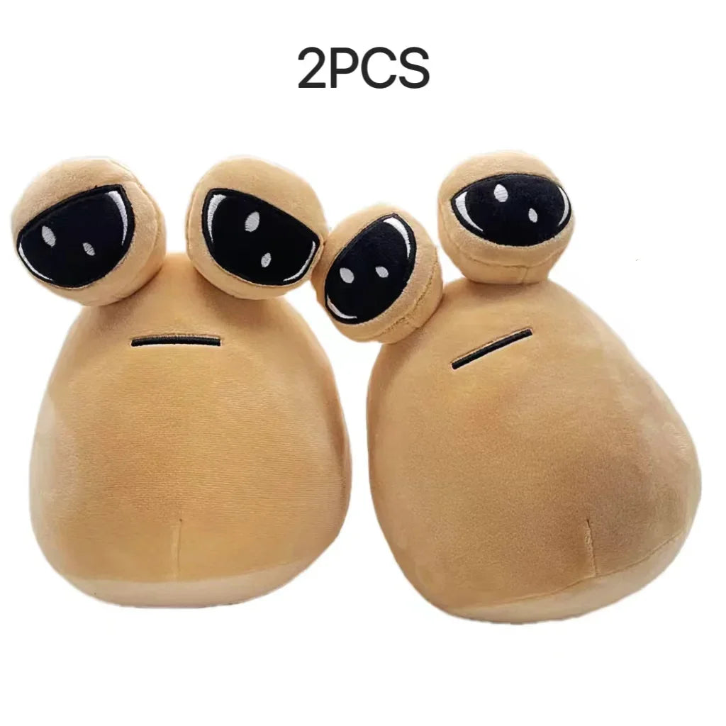 Alien Pou Plush Toy – Cute Emotion Alien Plushie