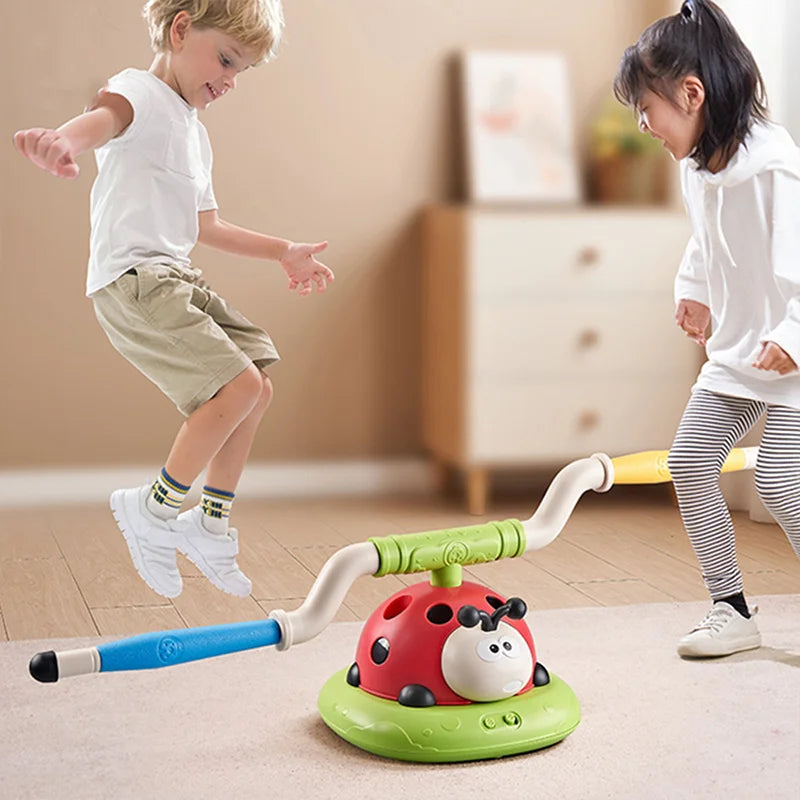 Musical Jump Toss Ladybug – 3-in-1 Multifunctional Skipping Rope Toy