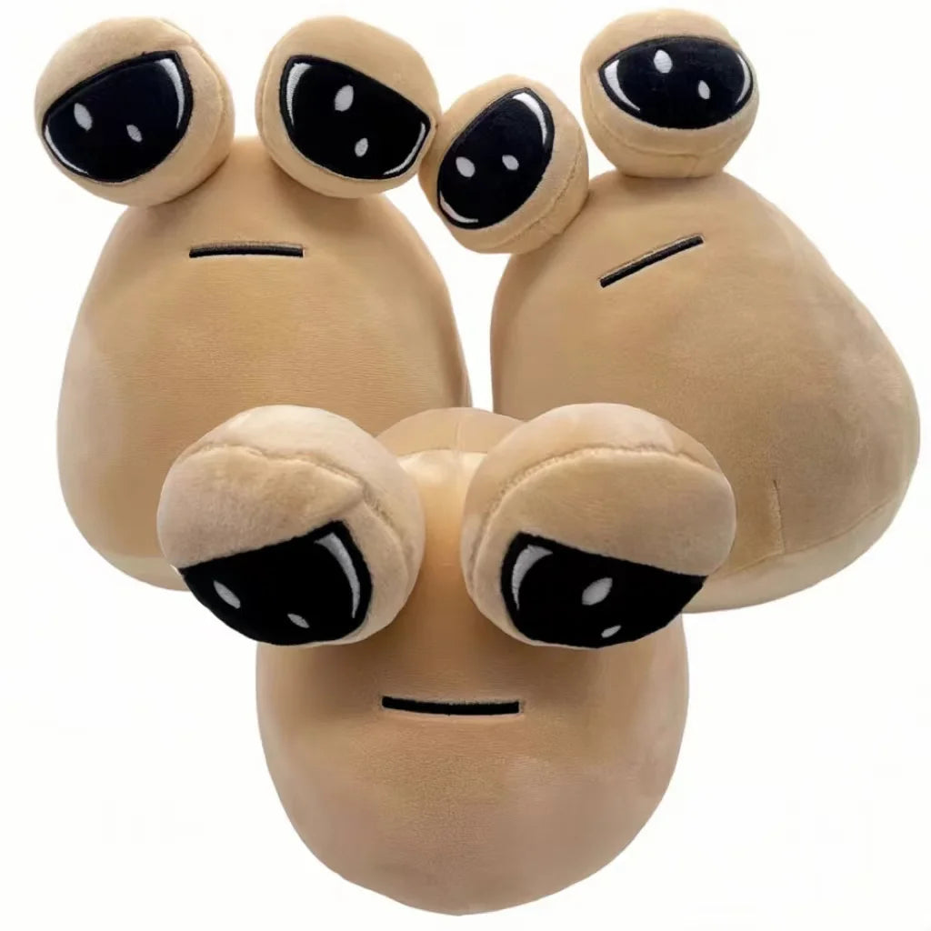 Alien Pou Plush Toy – Cute Emotion Alien Plushie