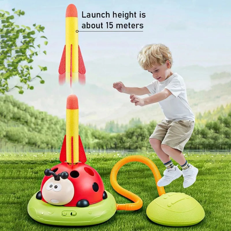 Musical Jump Toss Ladybug – 3-in-1 Multifunctional Skipping Rope Toy