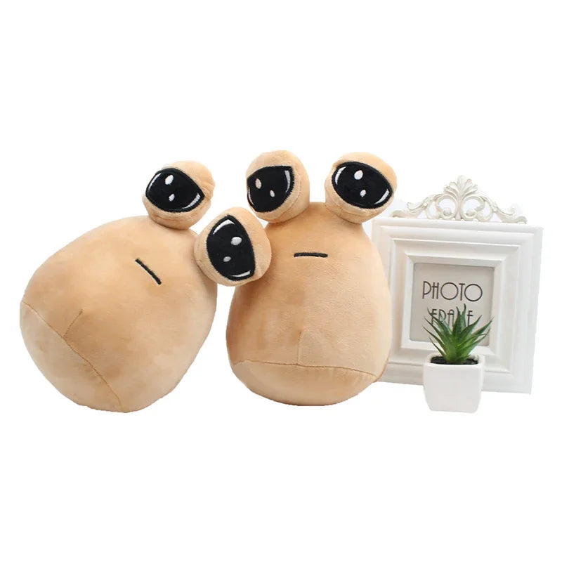 Alien Pou Plush Toy – Cute Emotion Alien Plushie